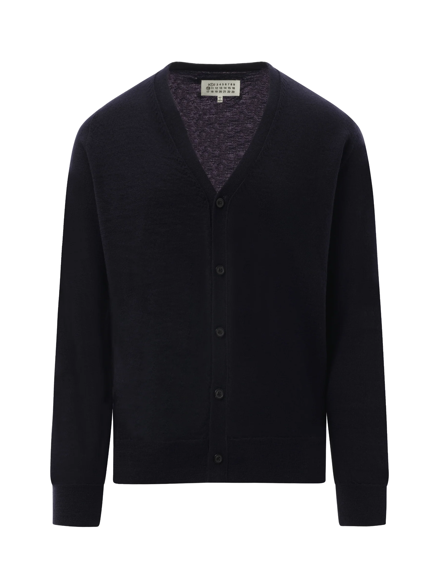 Wool Cardigan in Dark Blue - Image 2