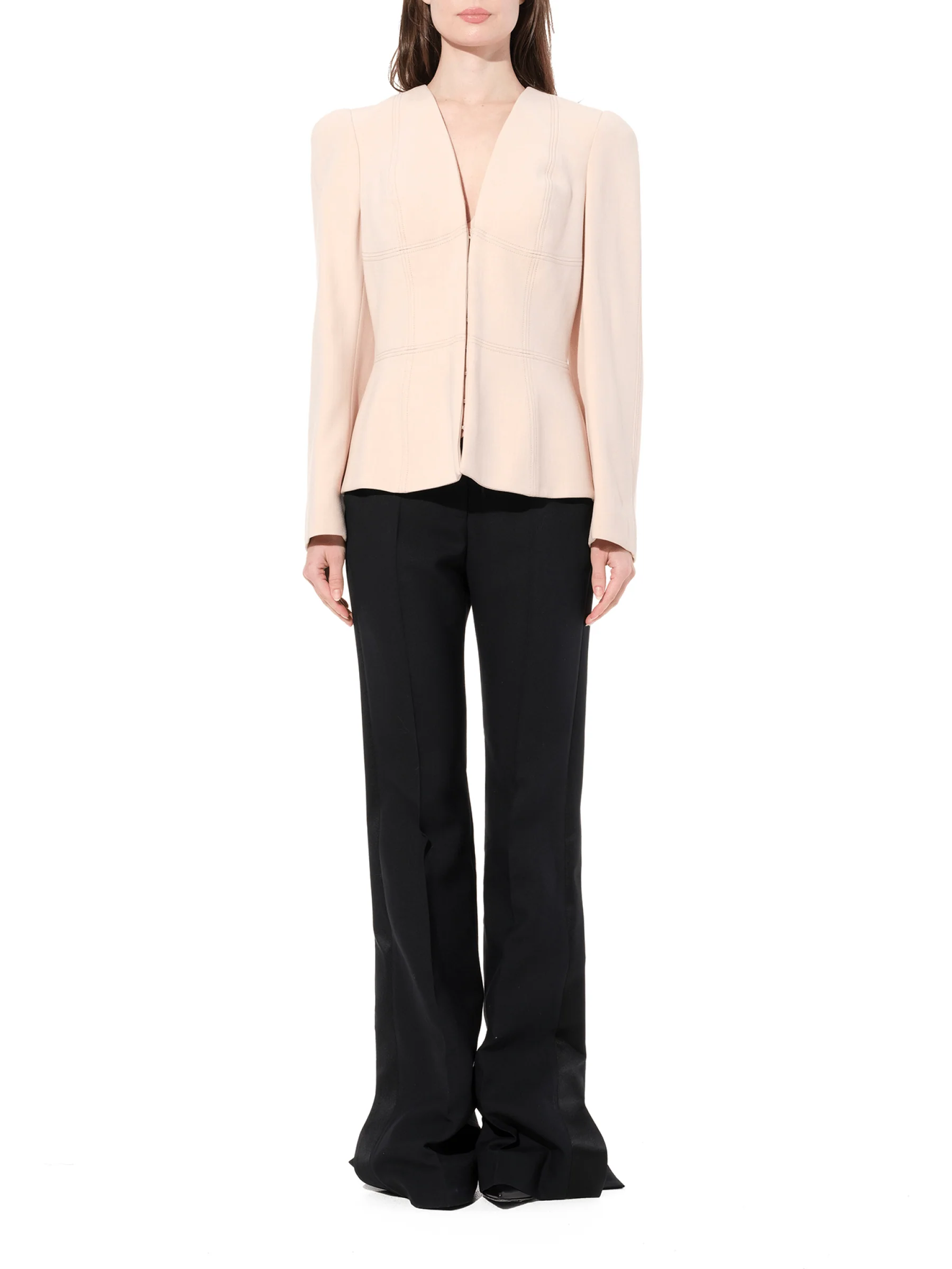 Wool Jacket in Cream - Image 4