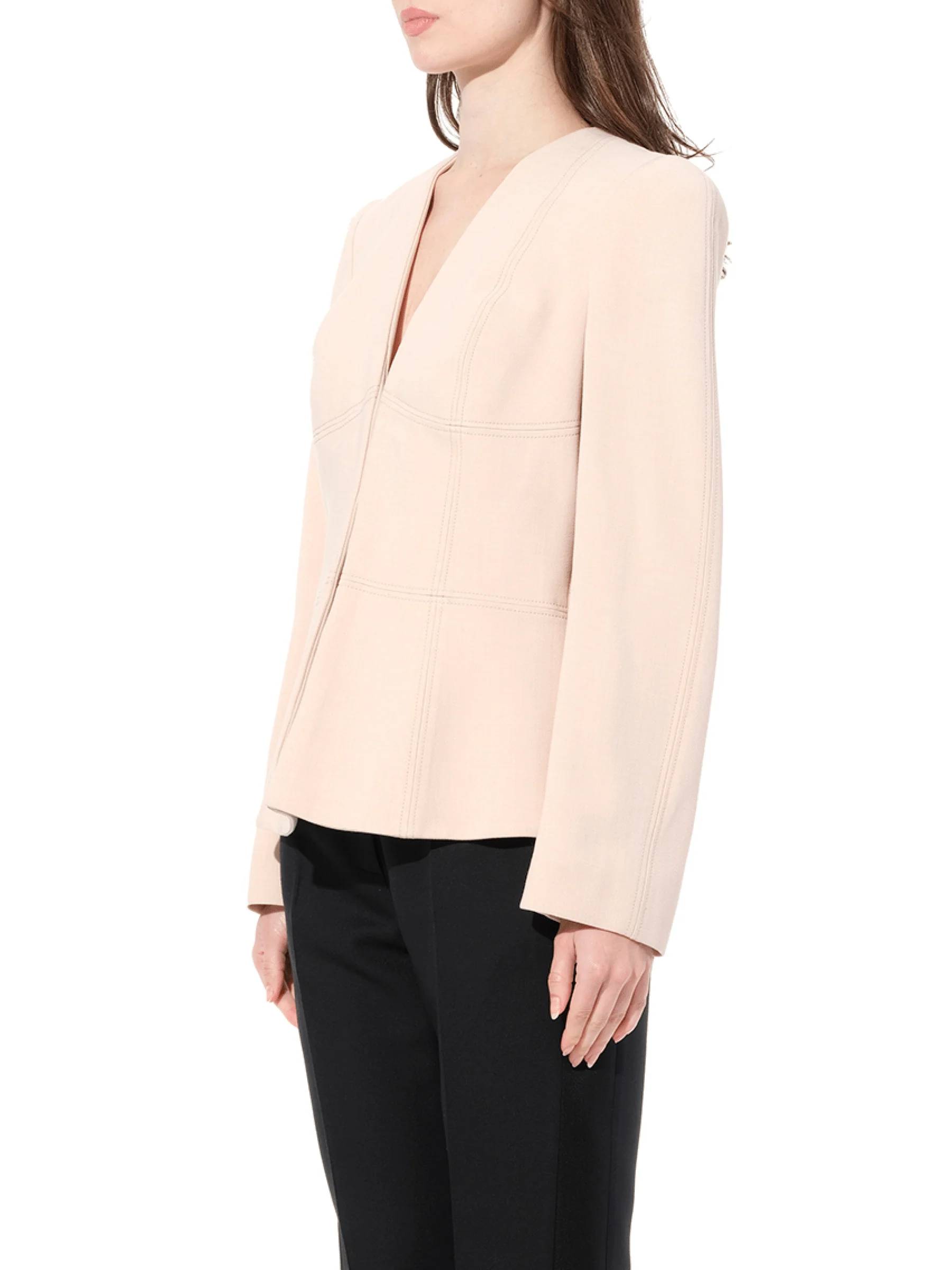 Wool Jacket in Cream - Image 5