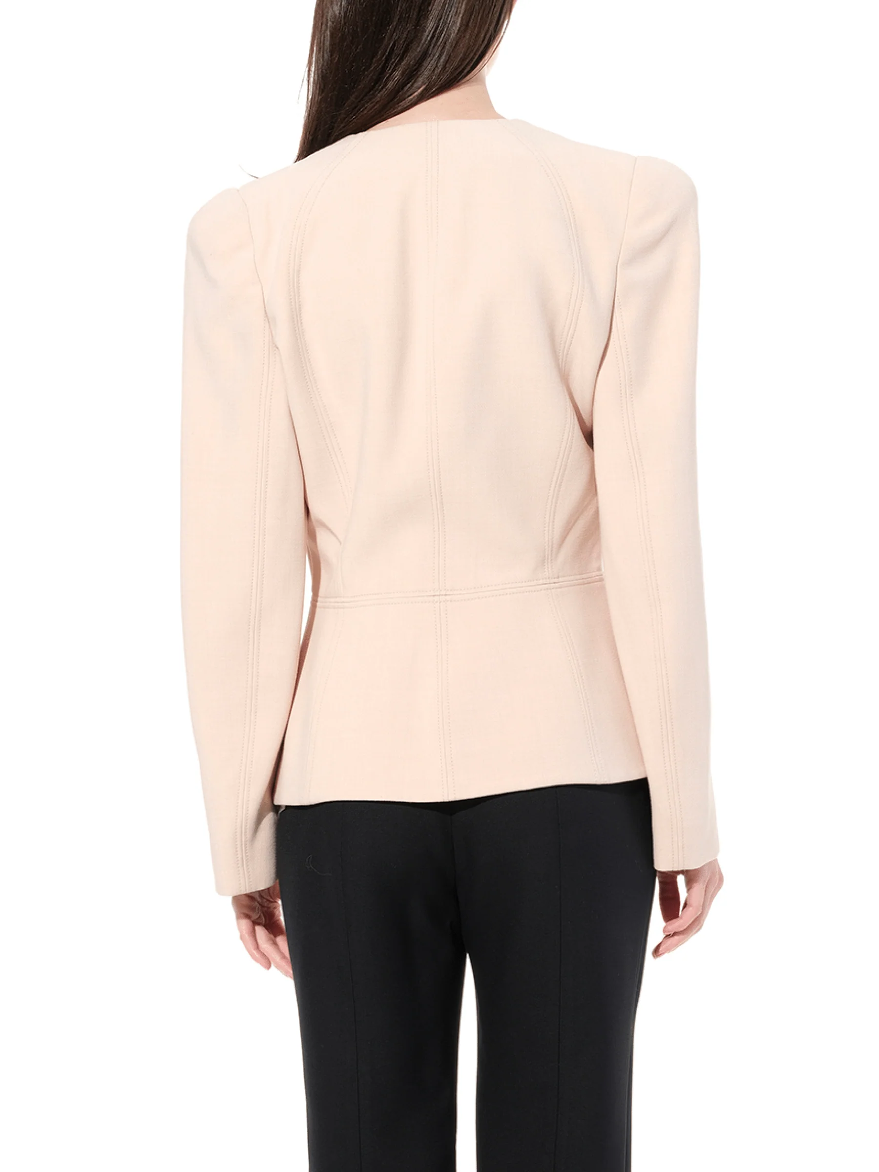 Wool Jacket in Cream - Image 6