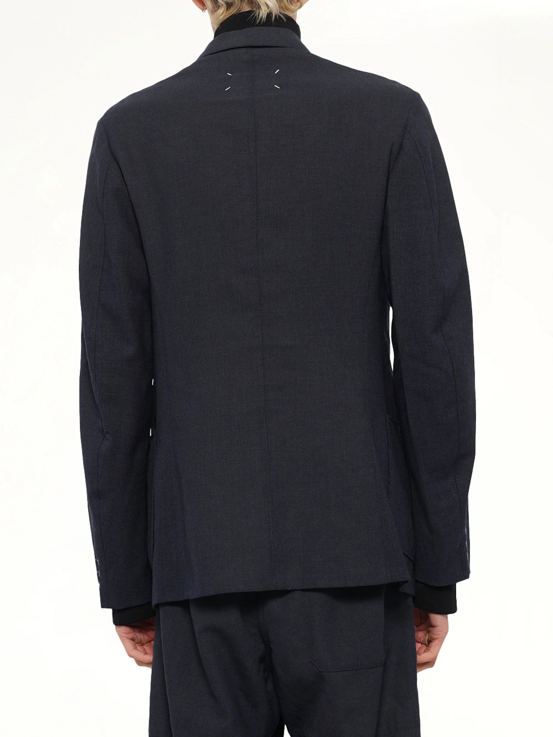 Wool Jacket in Dark Blue - Image 5