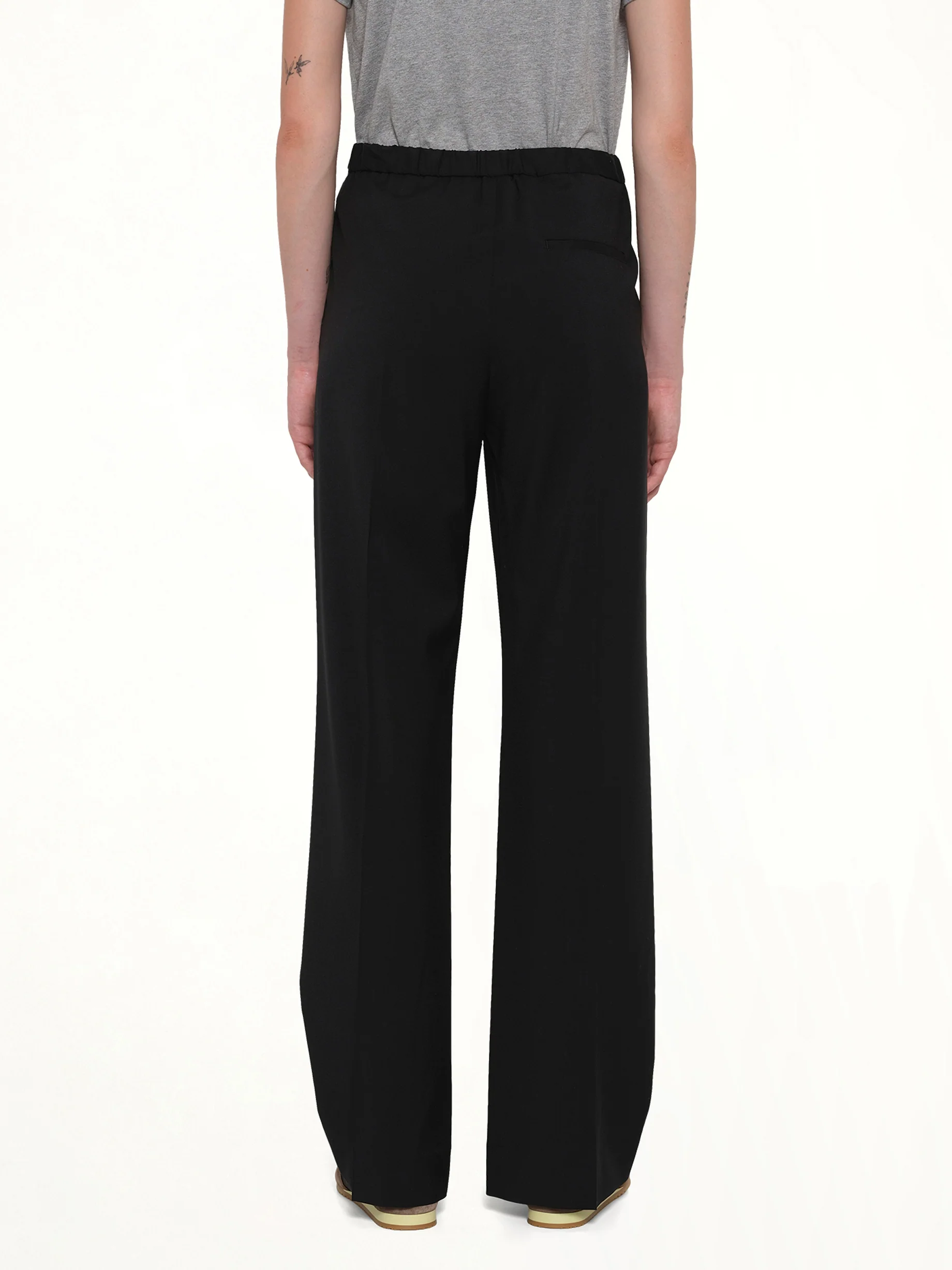 Wool Trouser in Black - Image 5
