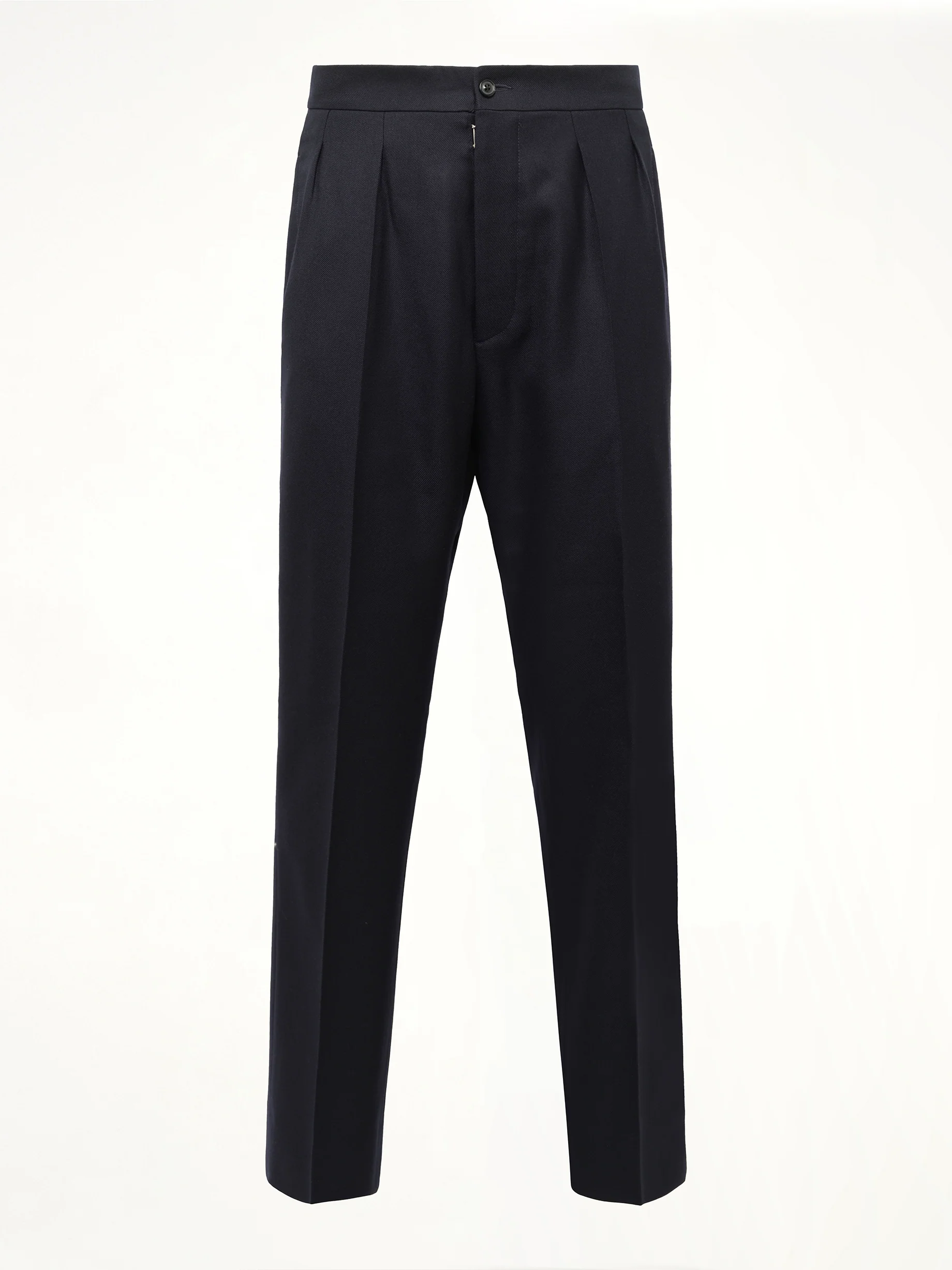 Wool Twill Pants in Blue - Image 2