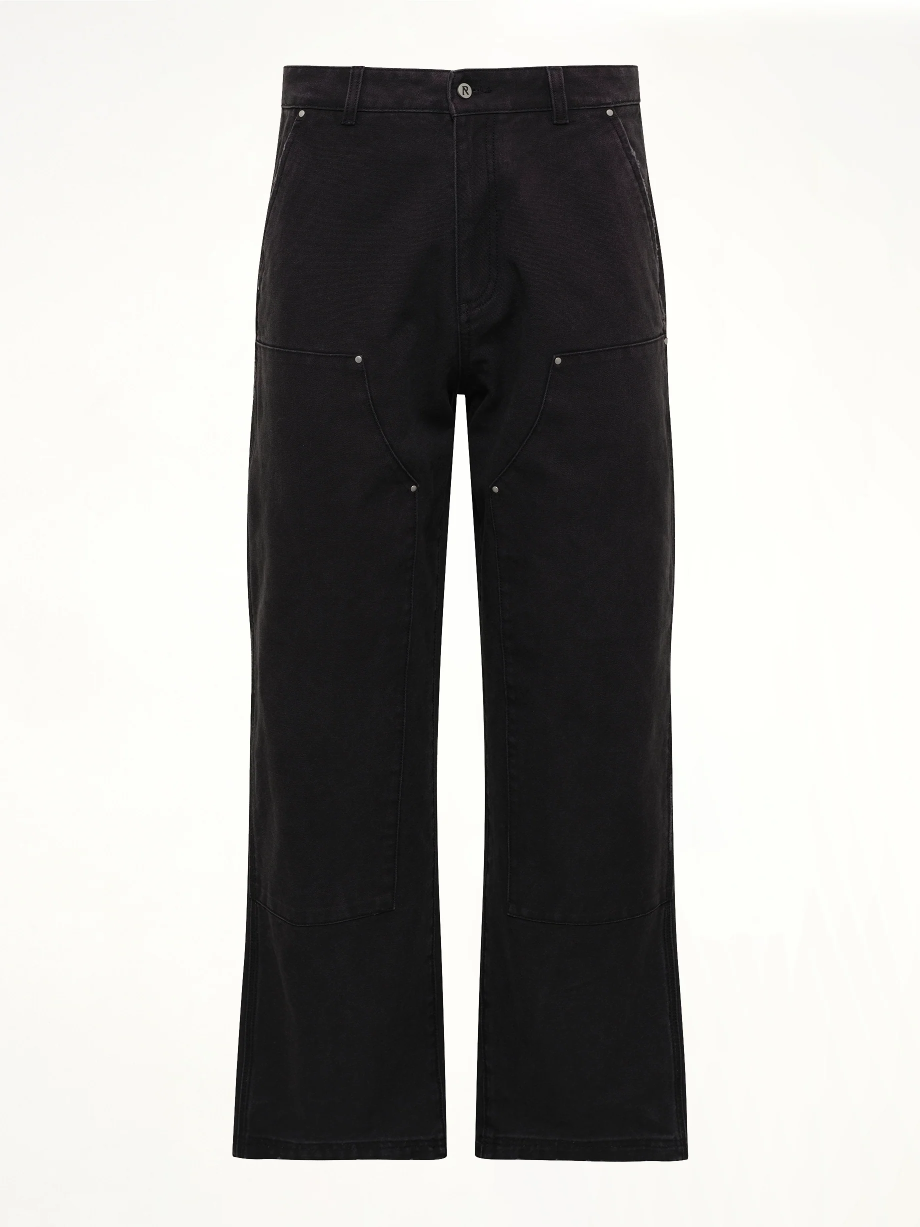 Worker Pant in Washed Black - Image 2
