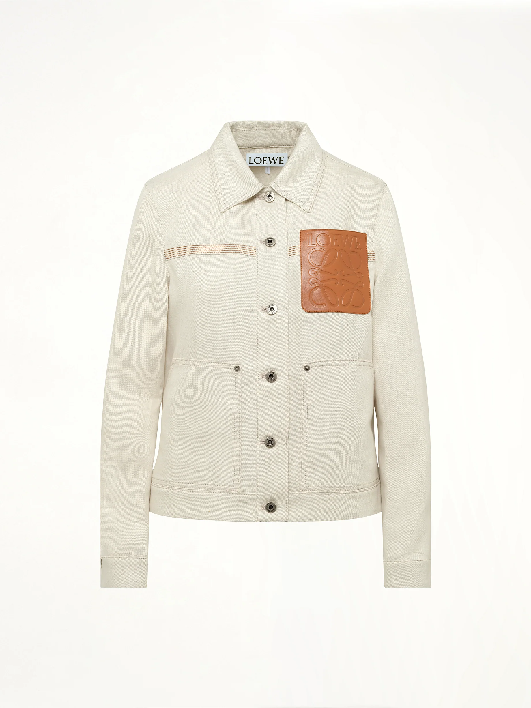 Workwear Jacket in Ecru - Image 2