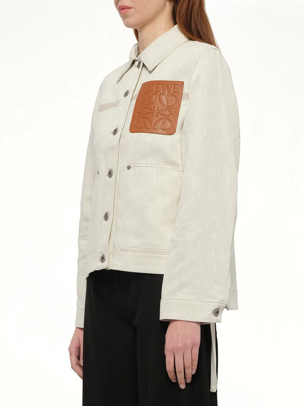 Workwear Jacket in Ecru - Image 5