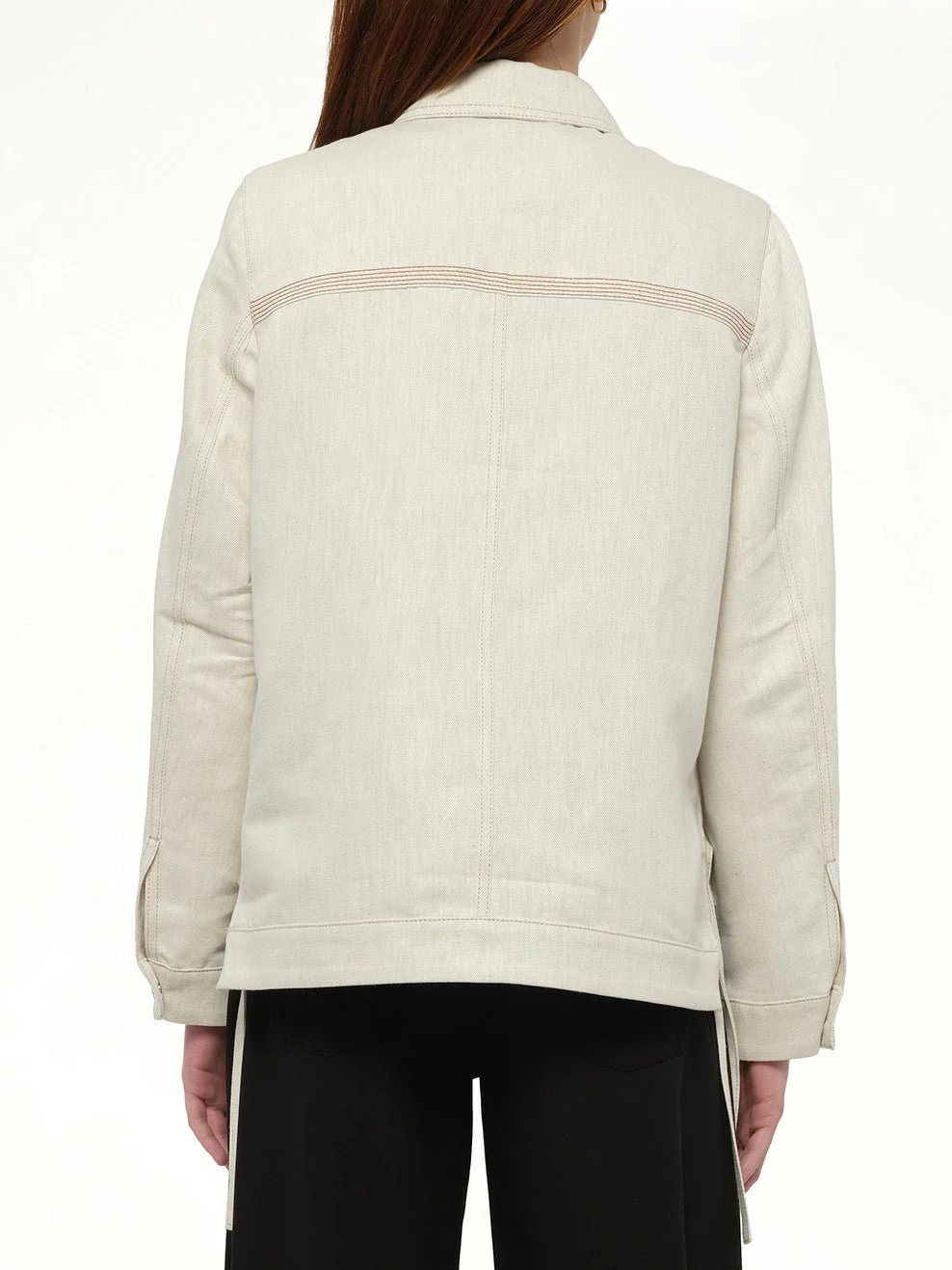 Workwear Jacket in Ecru - Image 6