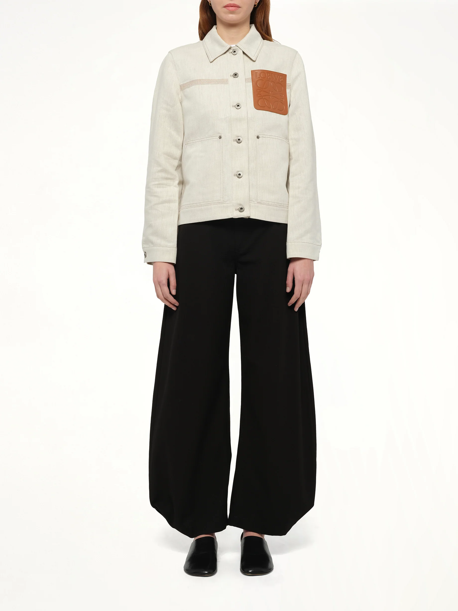 Workwear Jacket in Ecru - Image 7
