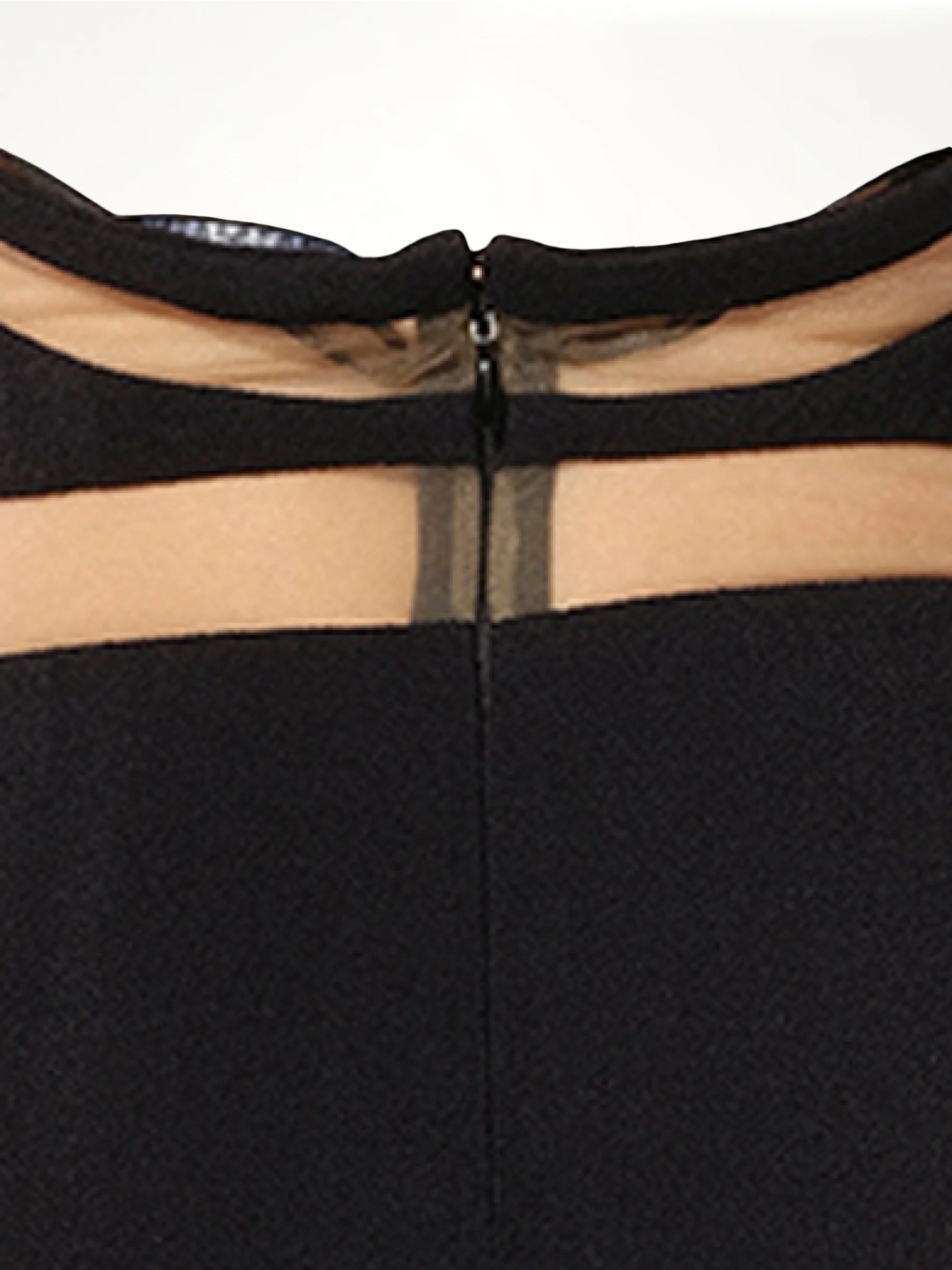 Woven Dress in Black - Image 3