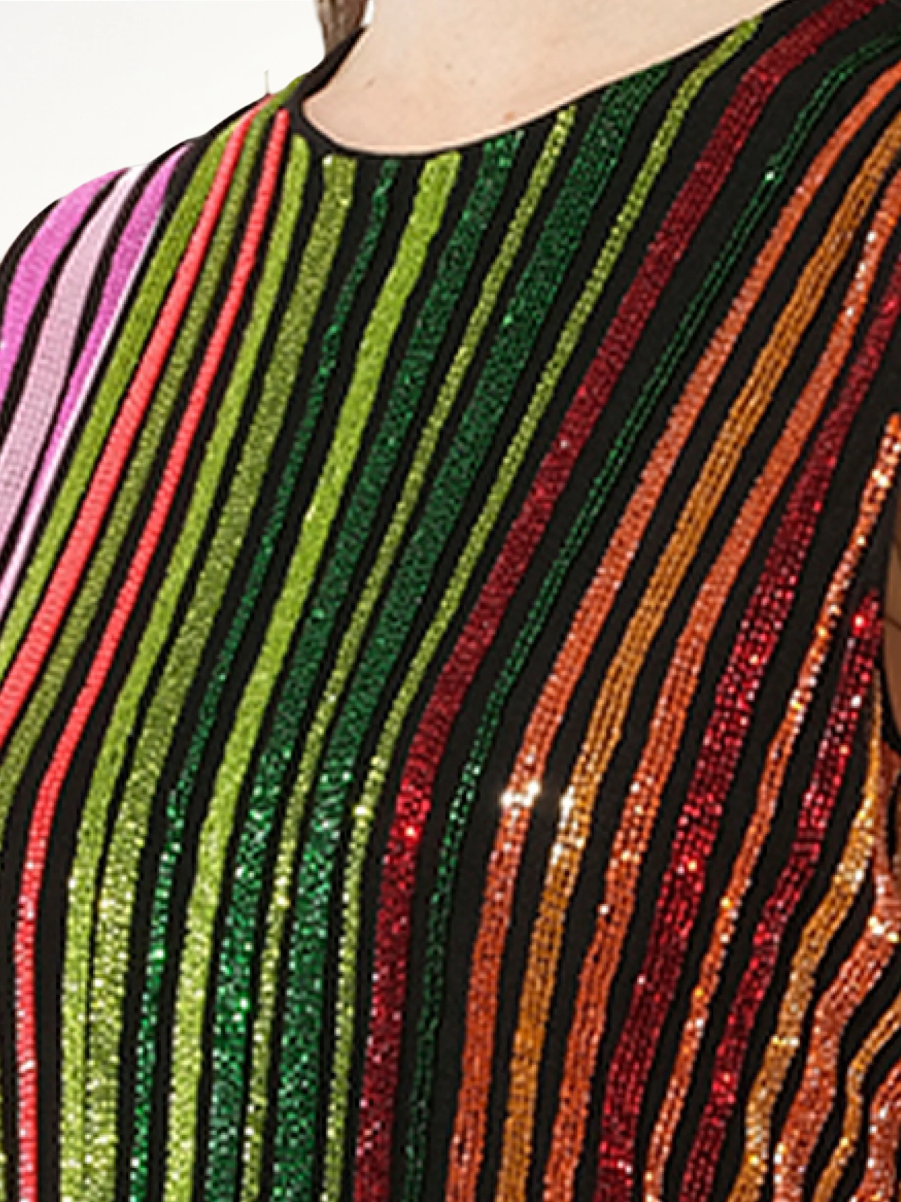 Woven Dress in Multicolor - Image 2