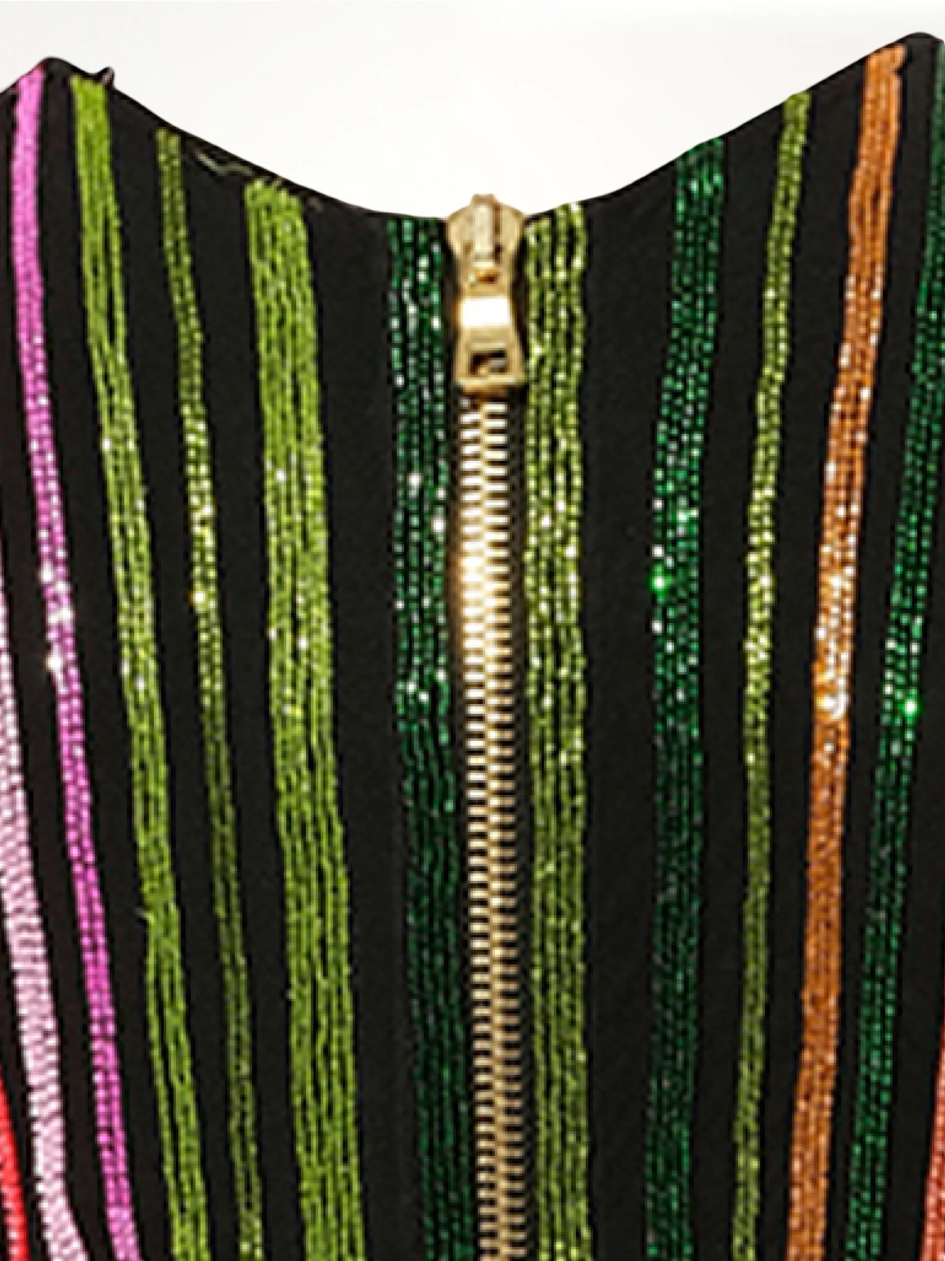 Woven Dress in Multicolor - Image 3