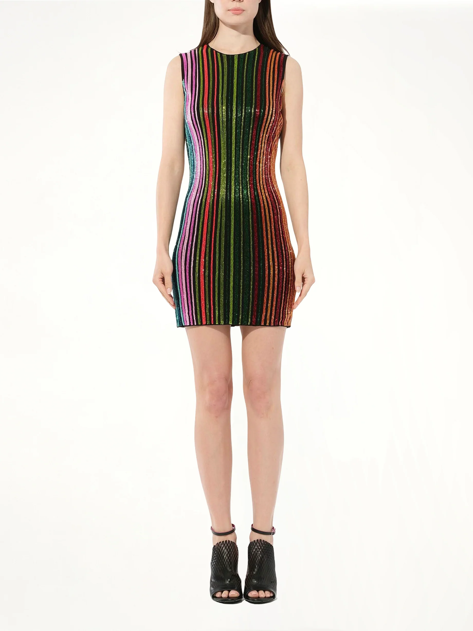 Woven Dress in Multicolor - Image 4