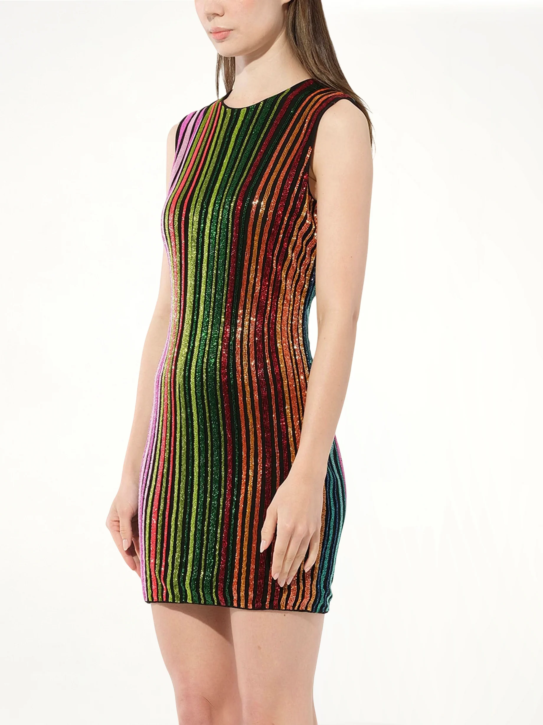 Woven Dress in Multicolor - Image 5