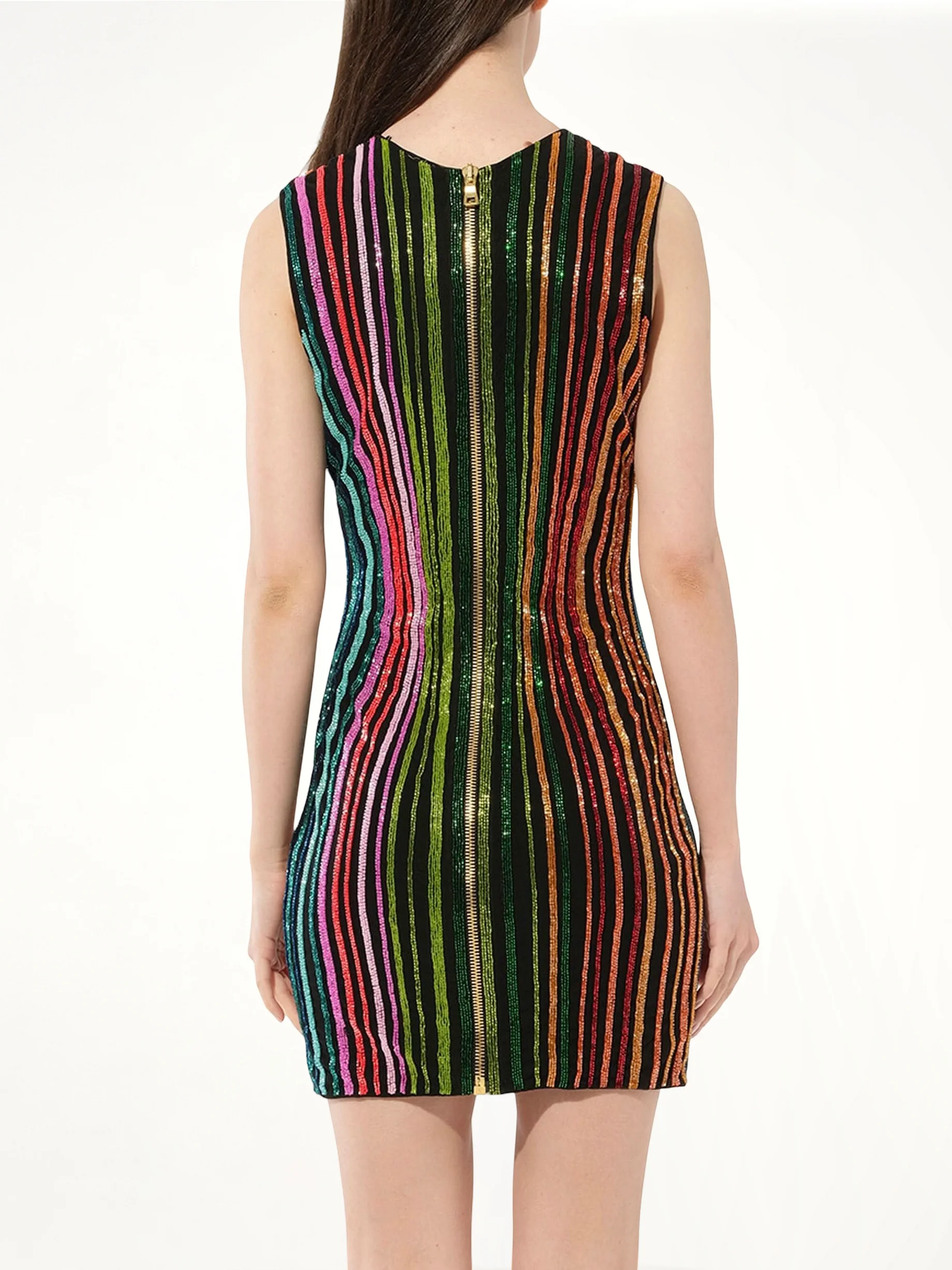 Woven Dress in Multicolor - Image 6