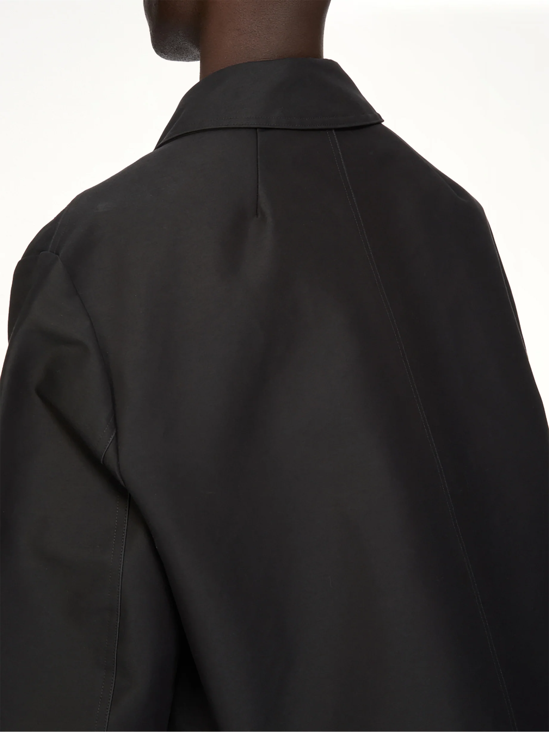Woven Heizer Mac Jacket in Black - Image 7
