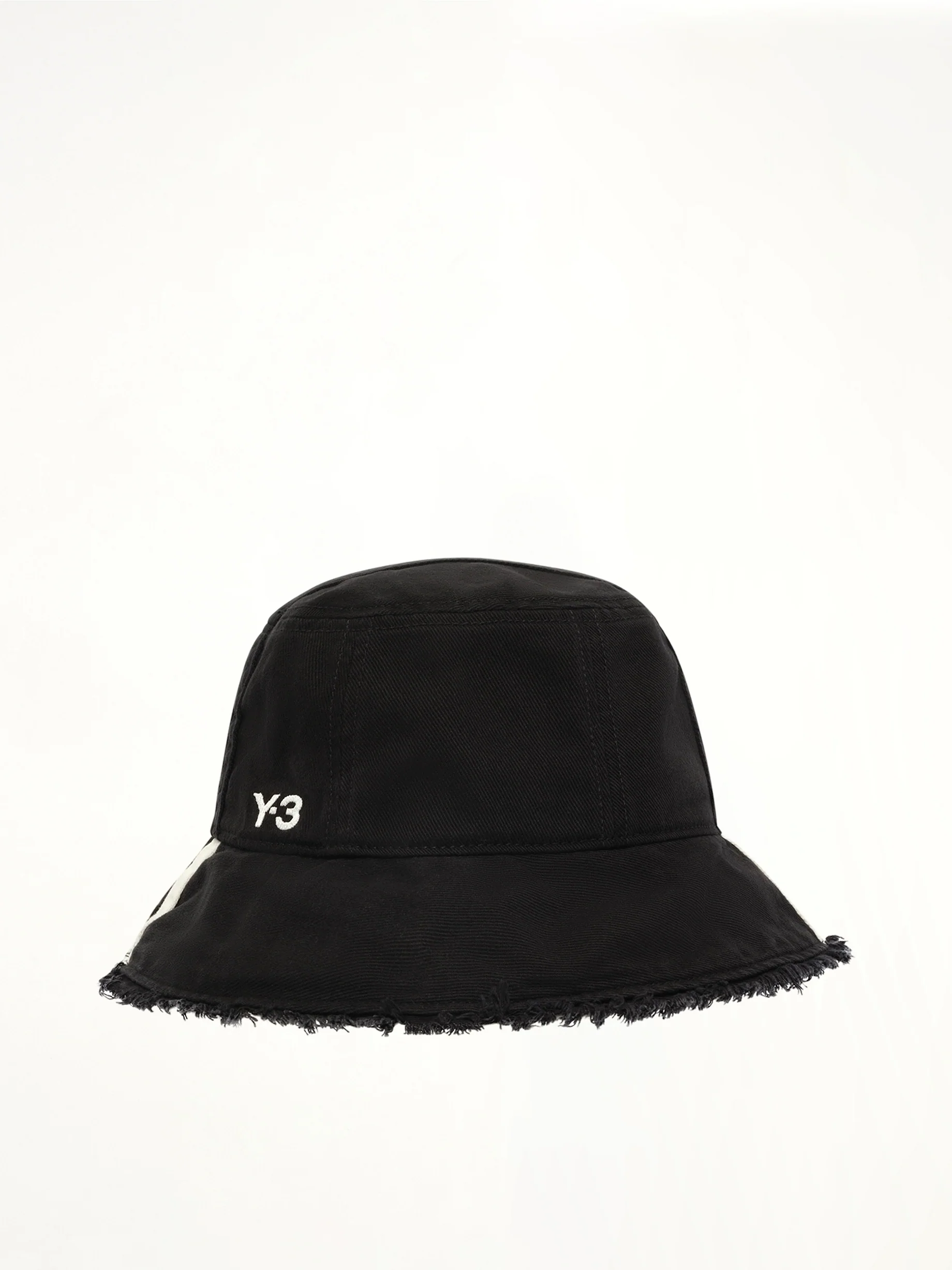 Y-3 Stripes Hat in Black - Image 3