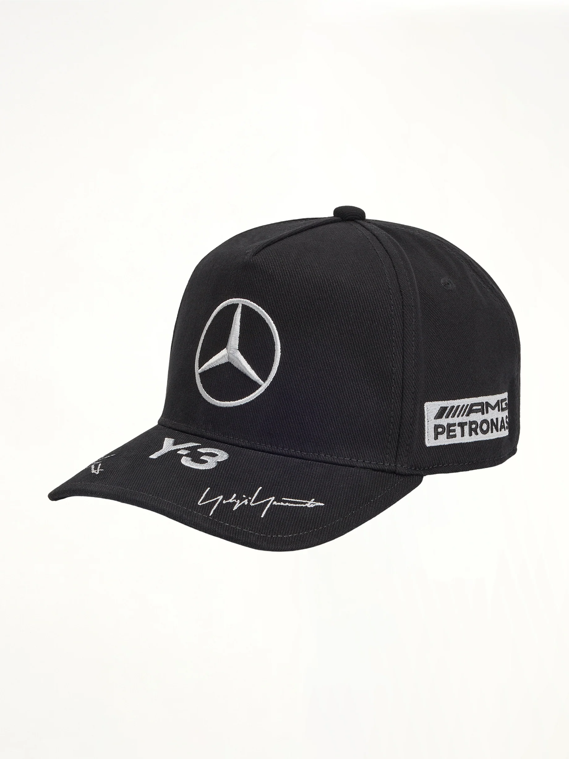 Y-3 x Mercedes Race Cap in Black