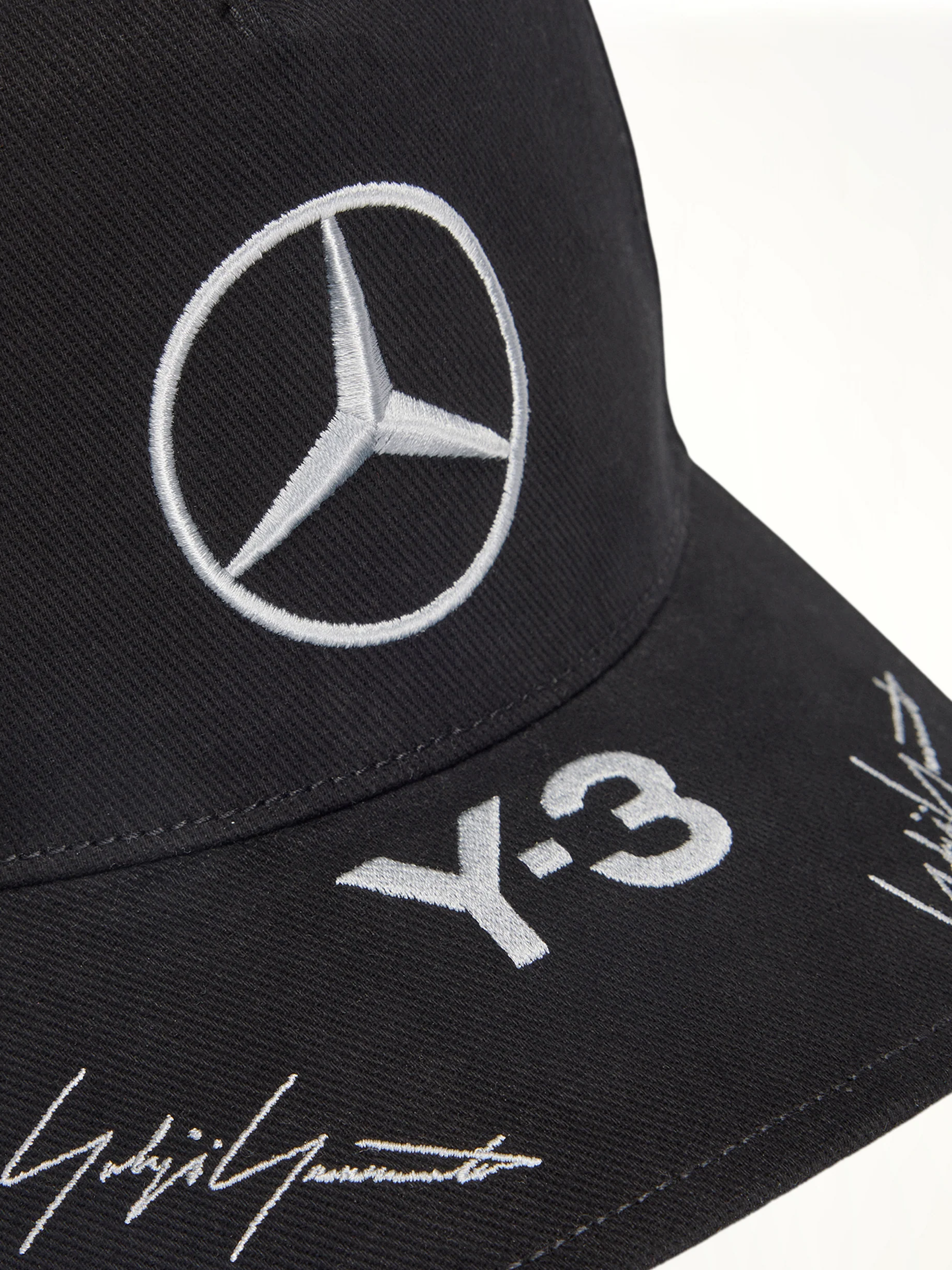Y-3 x Mercedes Race Cap in Black - Image 3