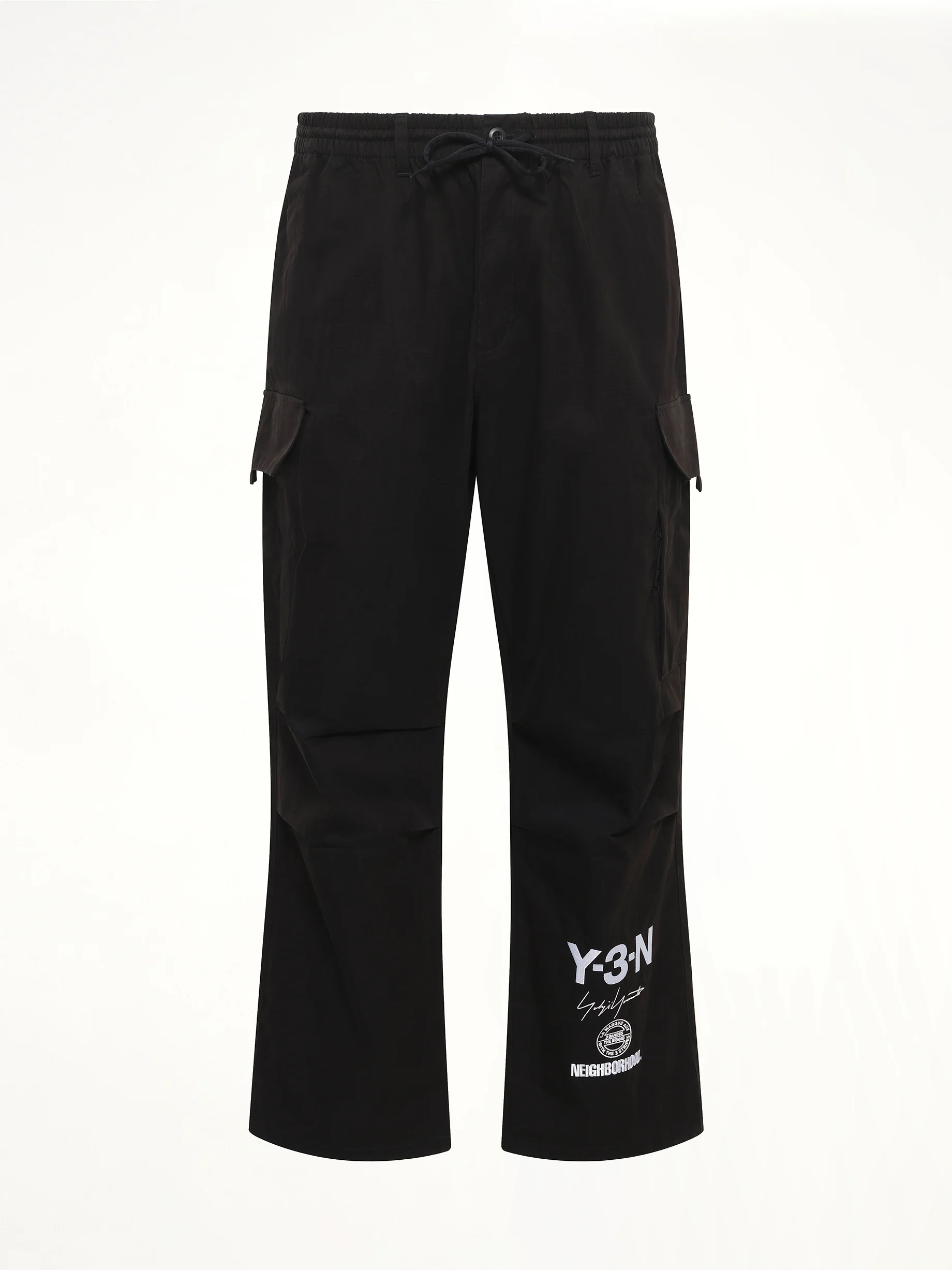 Y-3 X NBHD Cargo Pants in Black - Image 2