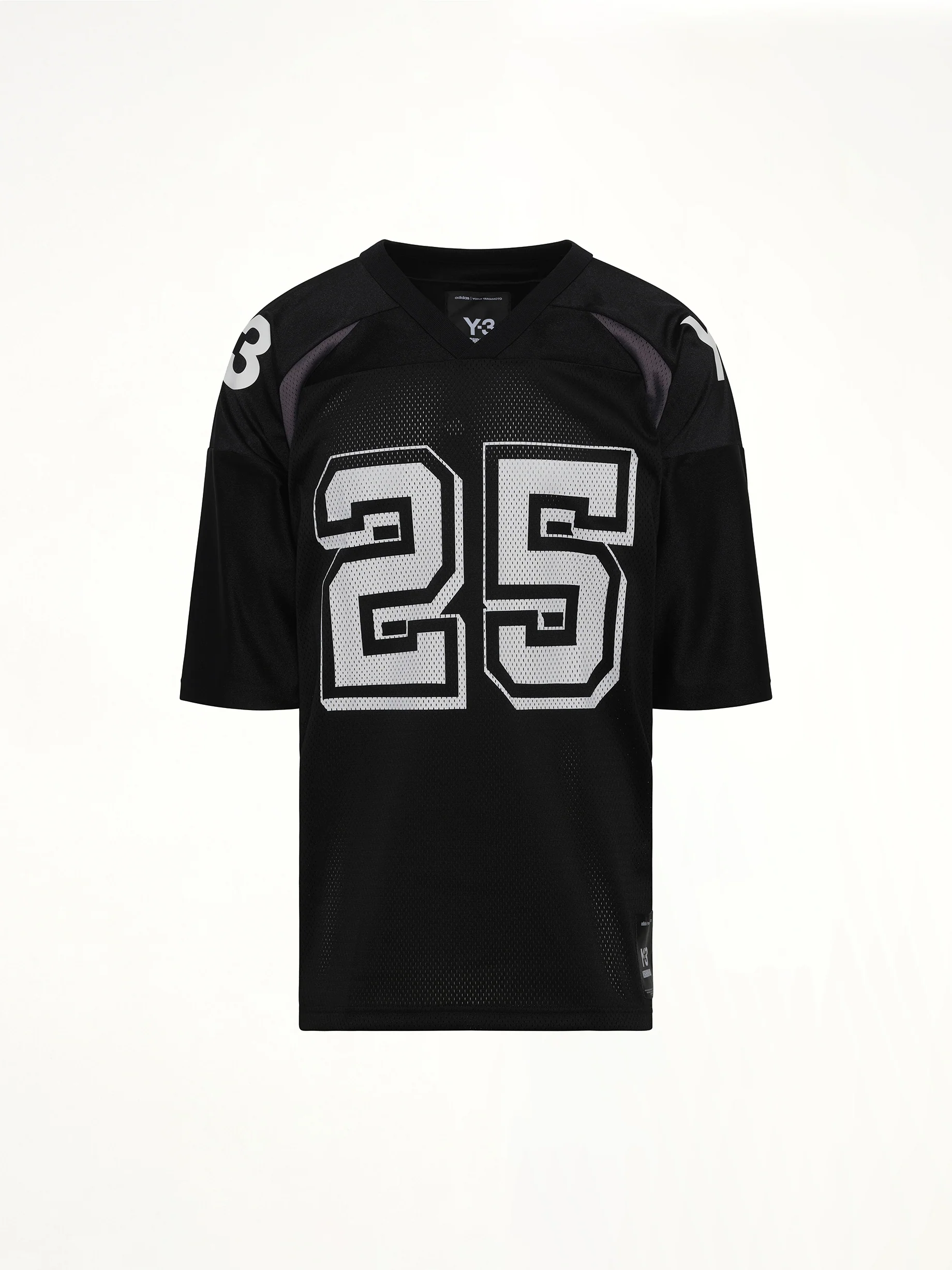 Y-3 X NBHD Football Jersey in Black - Image 2