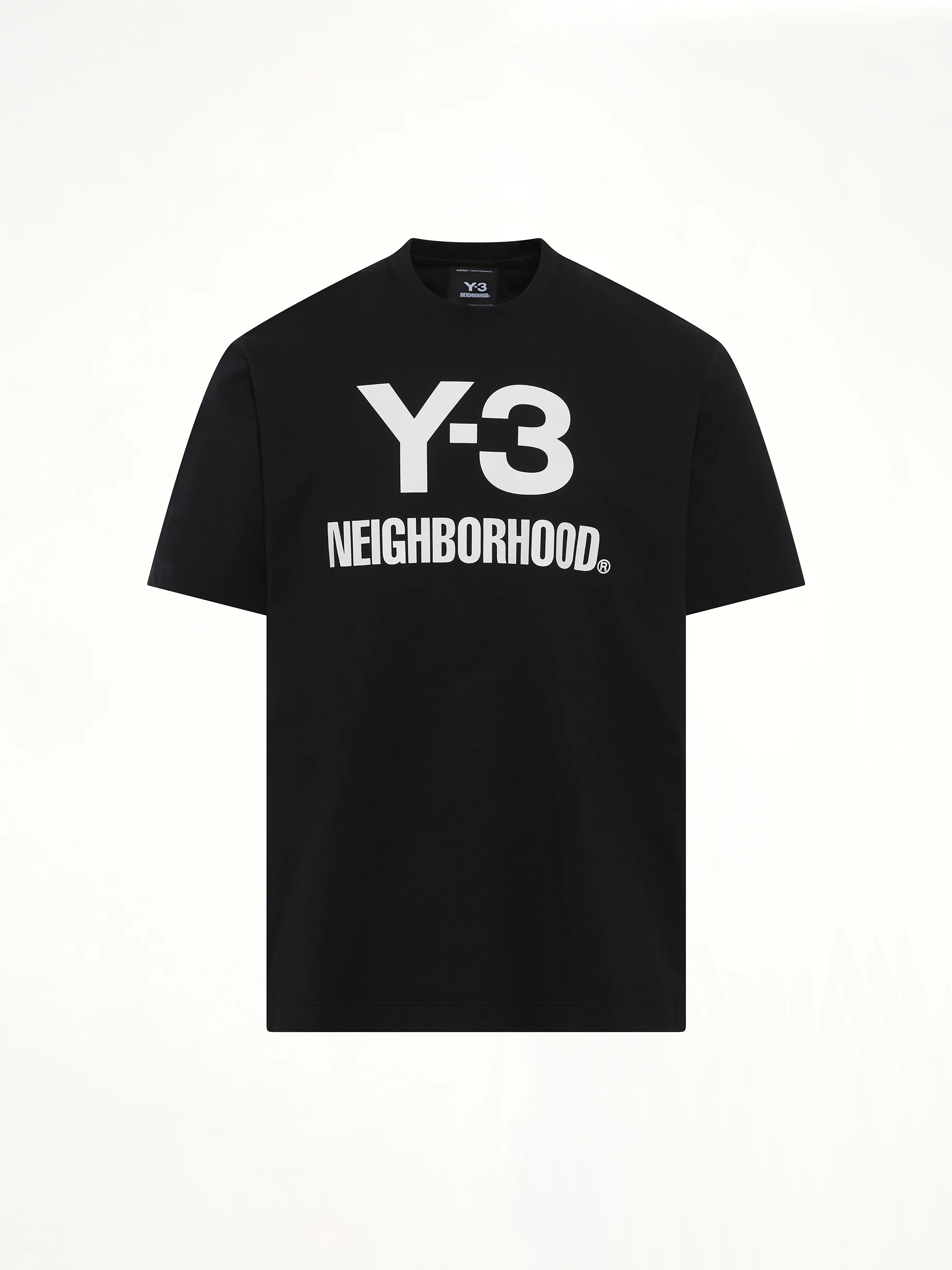 Y-3 X NBHD Logo T-Shirt in Black - Image 2
