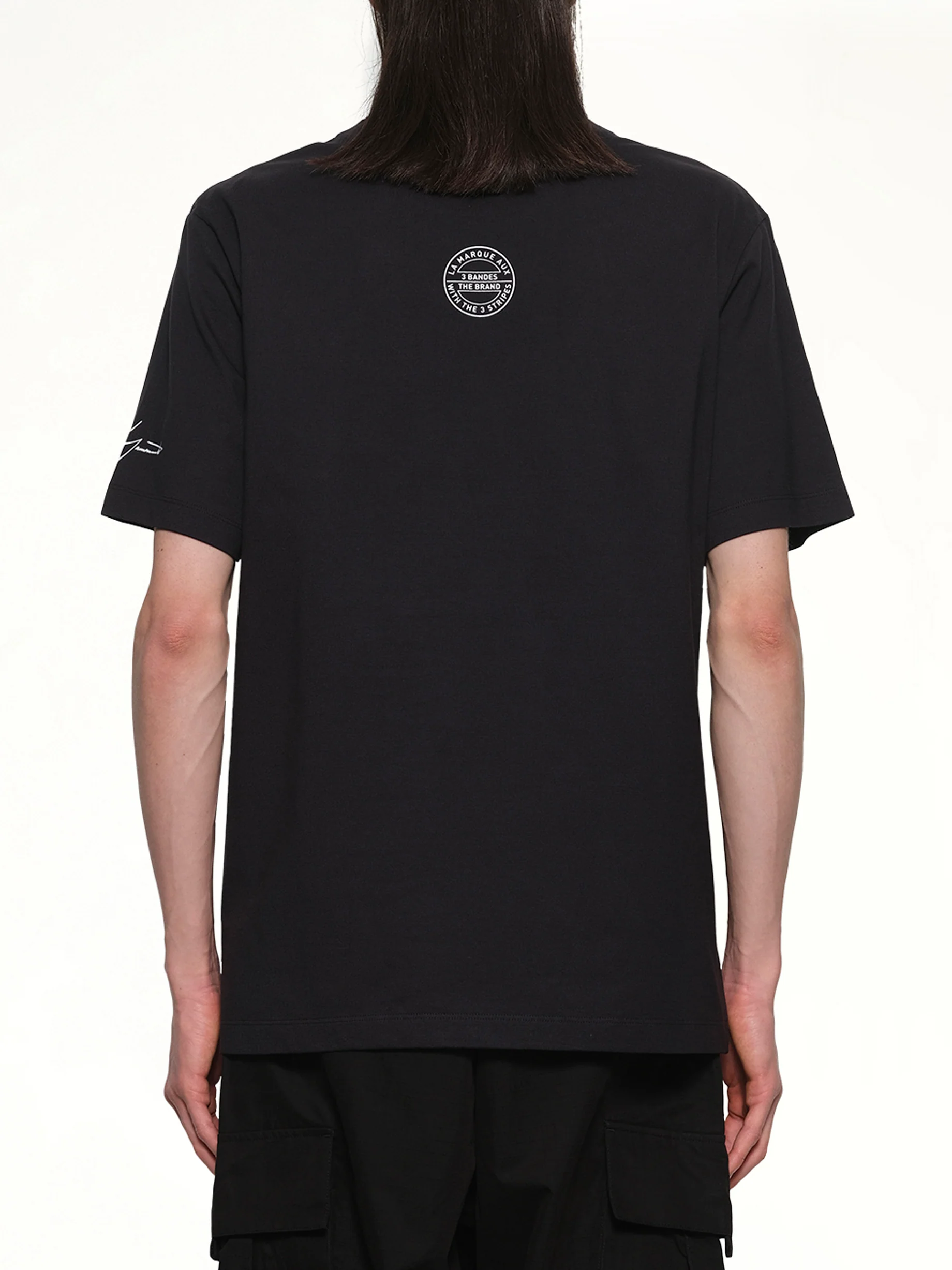 Y-3 X NBHD Logo T-Shirt in Black - Image 5