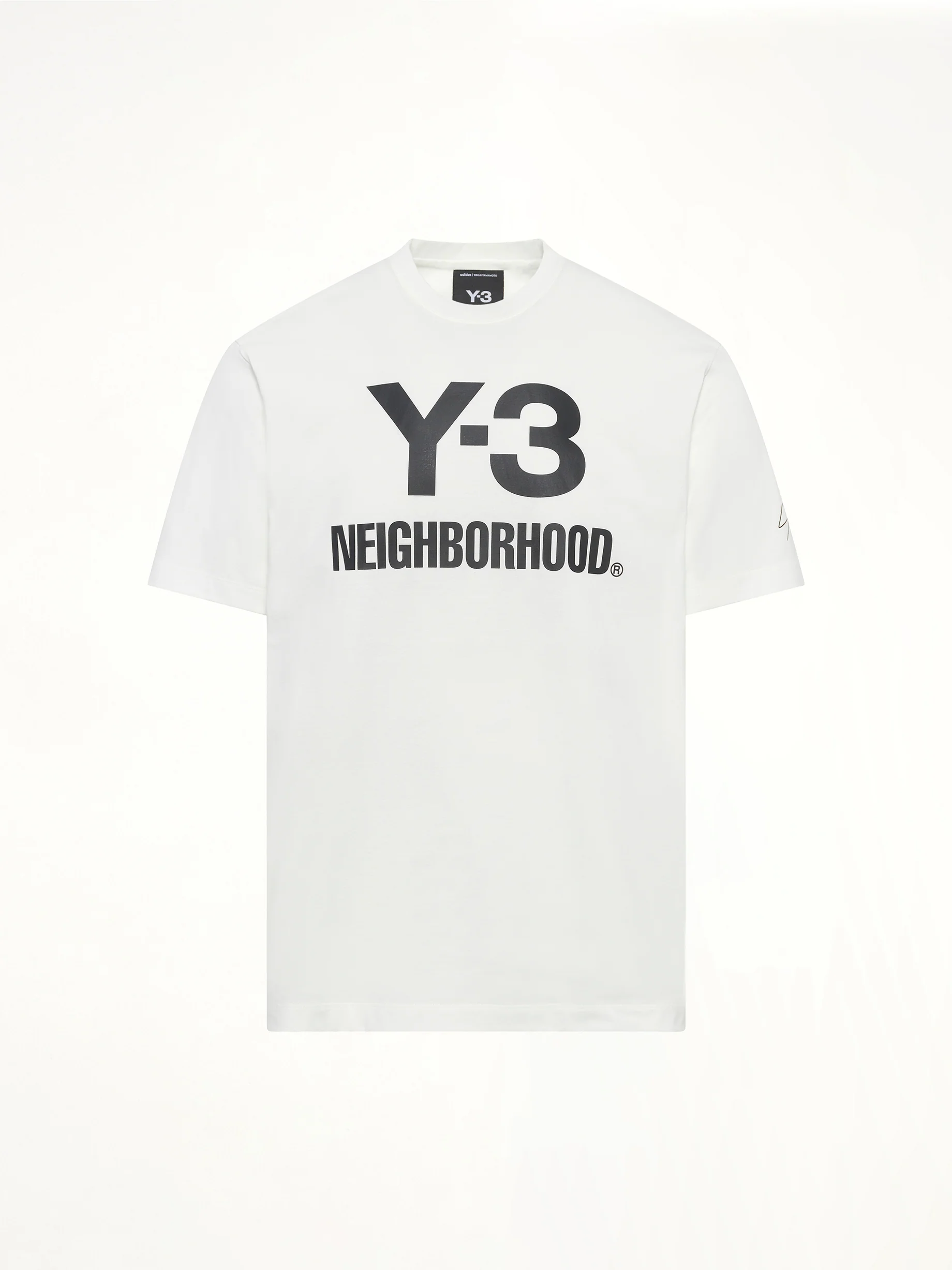 Y-3 X NBHD Logo T-Shirt in White - Image 2