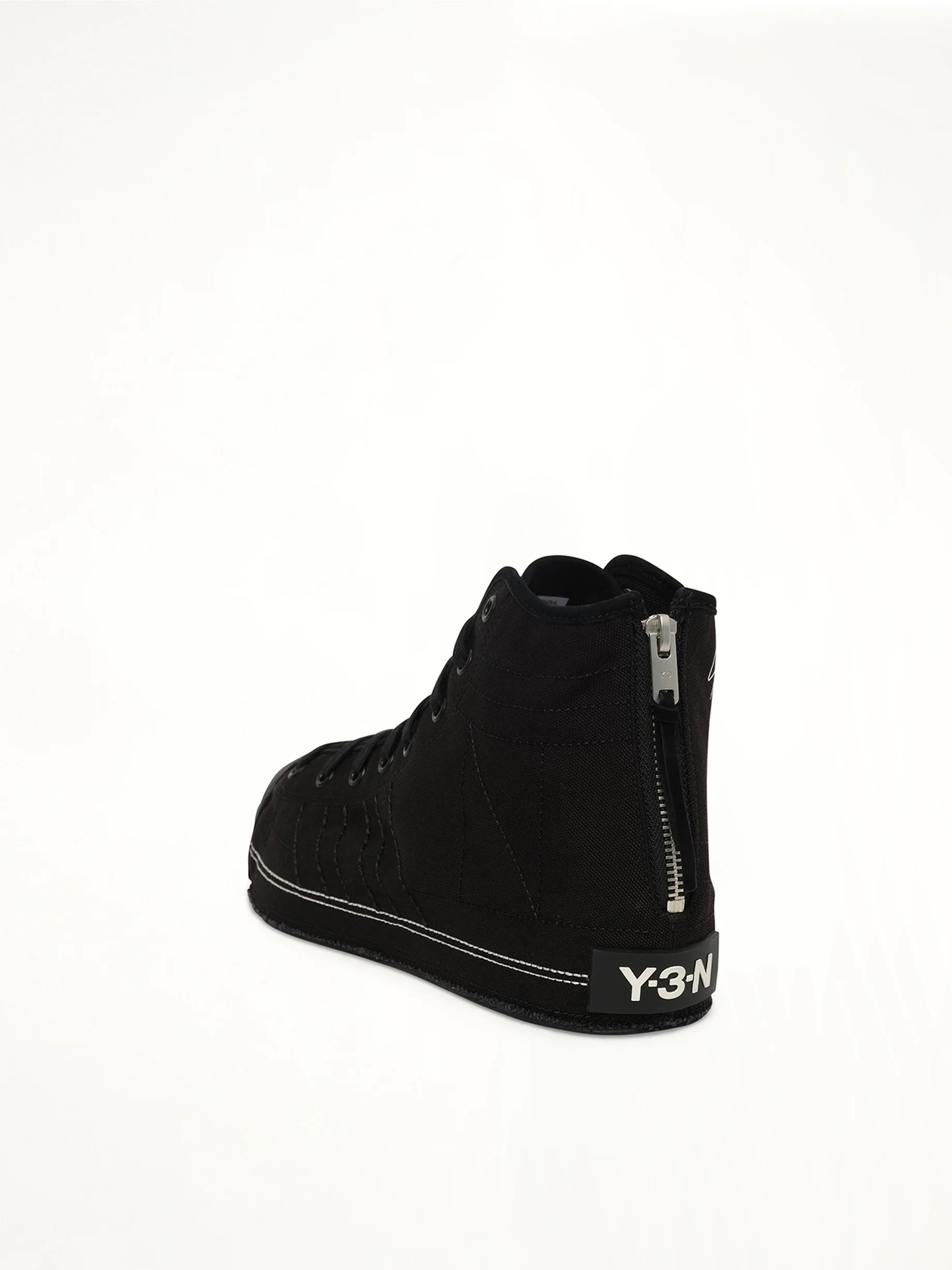 Y-3 X NBHD Nizza Hi Sneaker in Black - Image 3