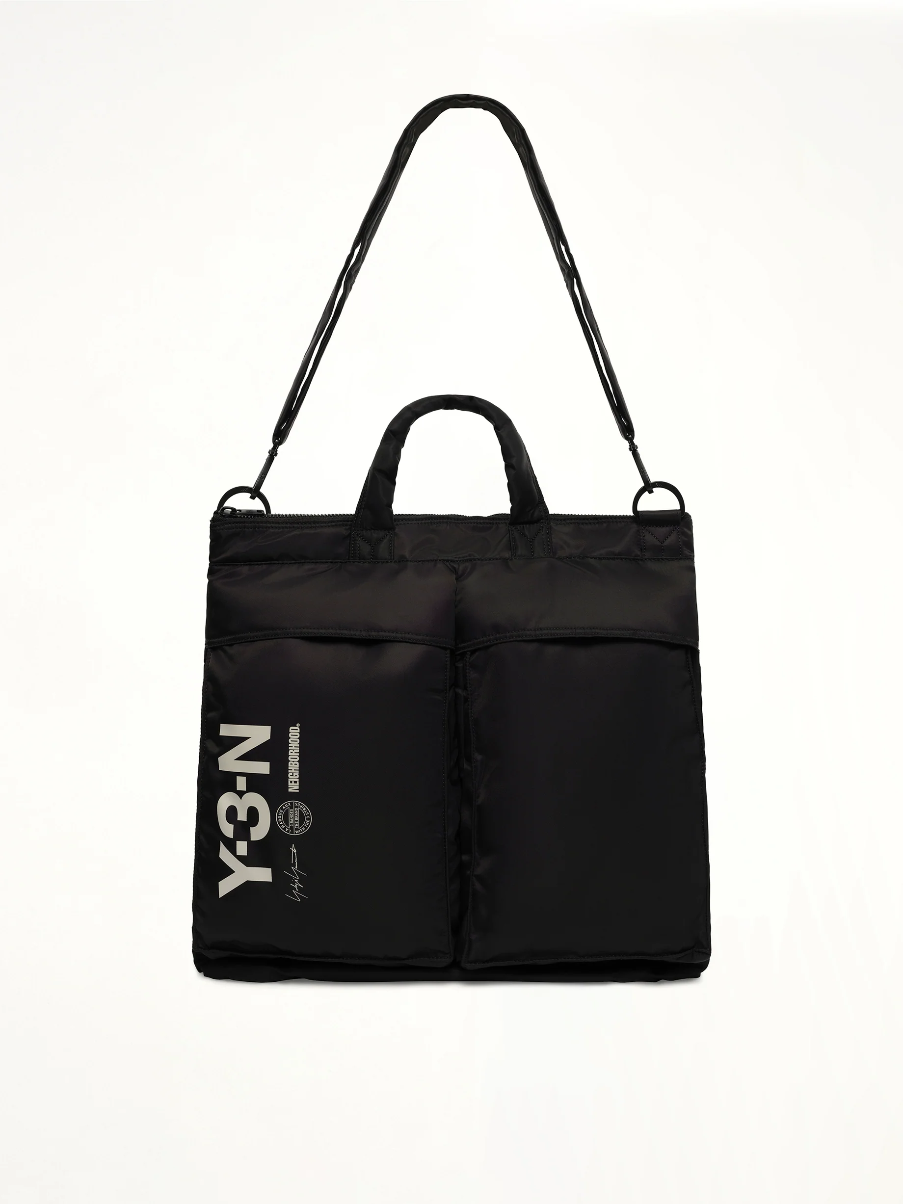 Y-3 X NBHD Padded Bag in Black - Image 2