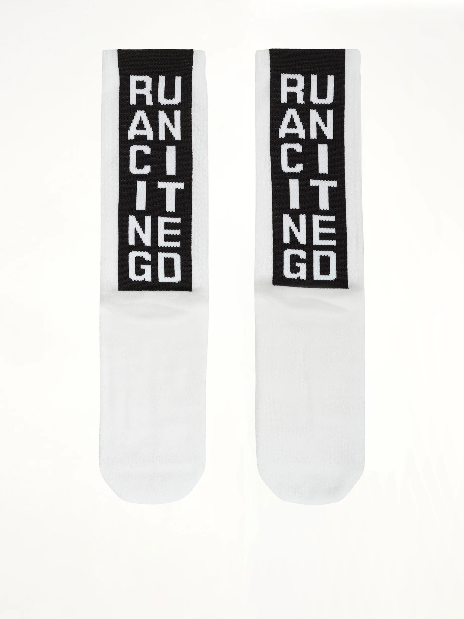 Y-3 X NBHD Socks Hi in White - Image 2