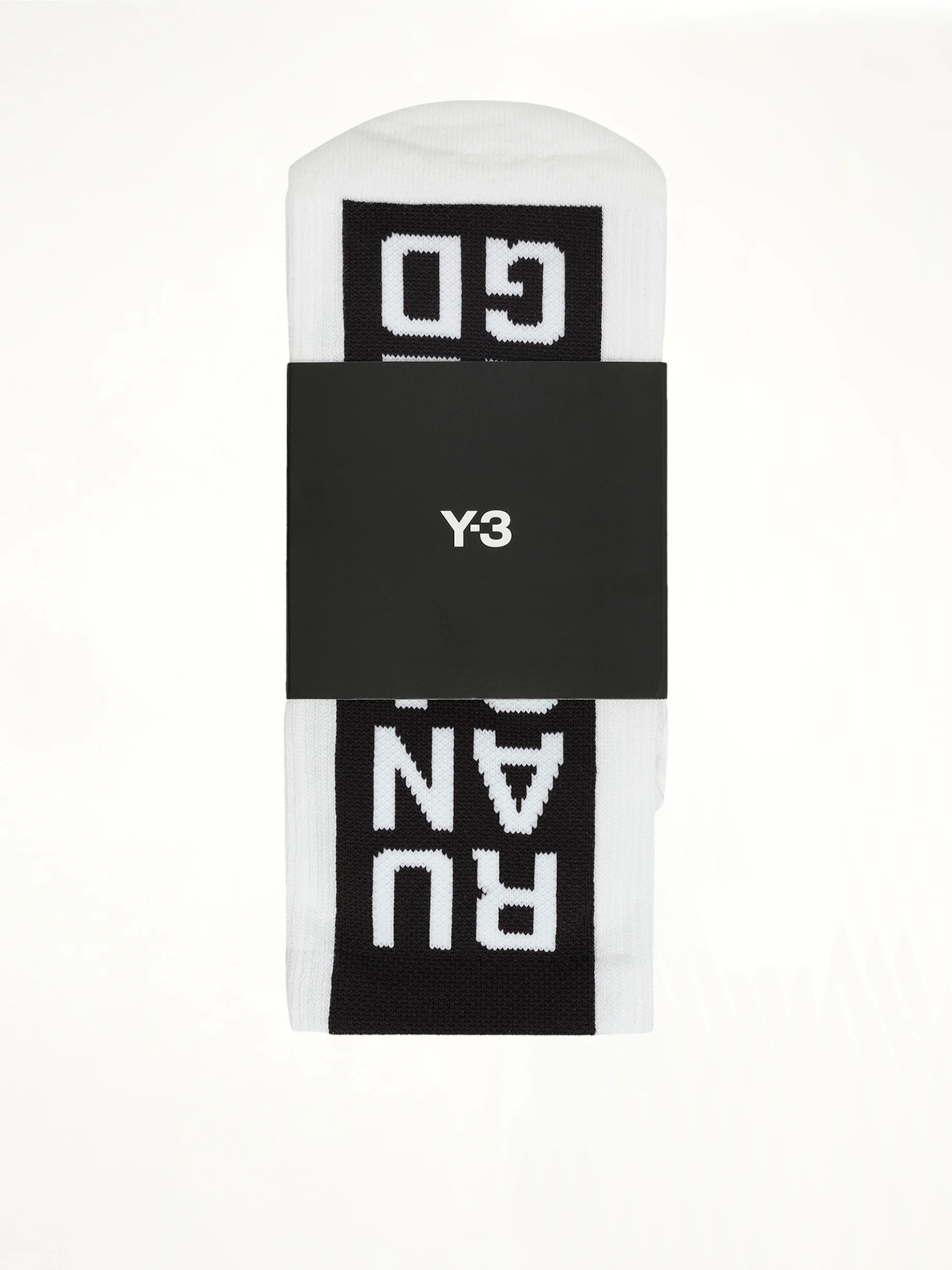 Y-3 X NBHD Socks Hi in White - Image 3