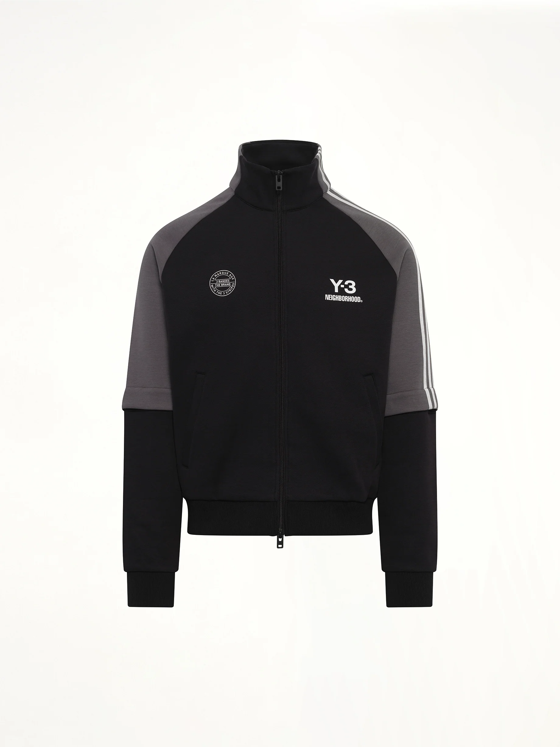 Y-3 X NBHD Track Top in Black - Image 2
