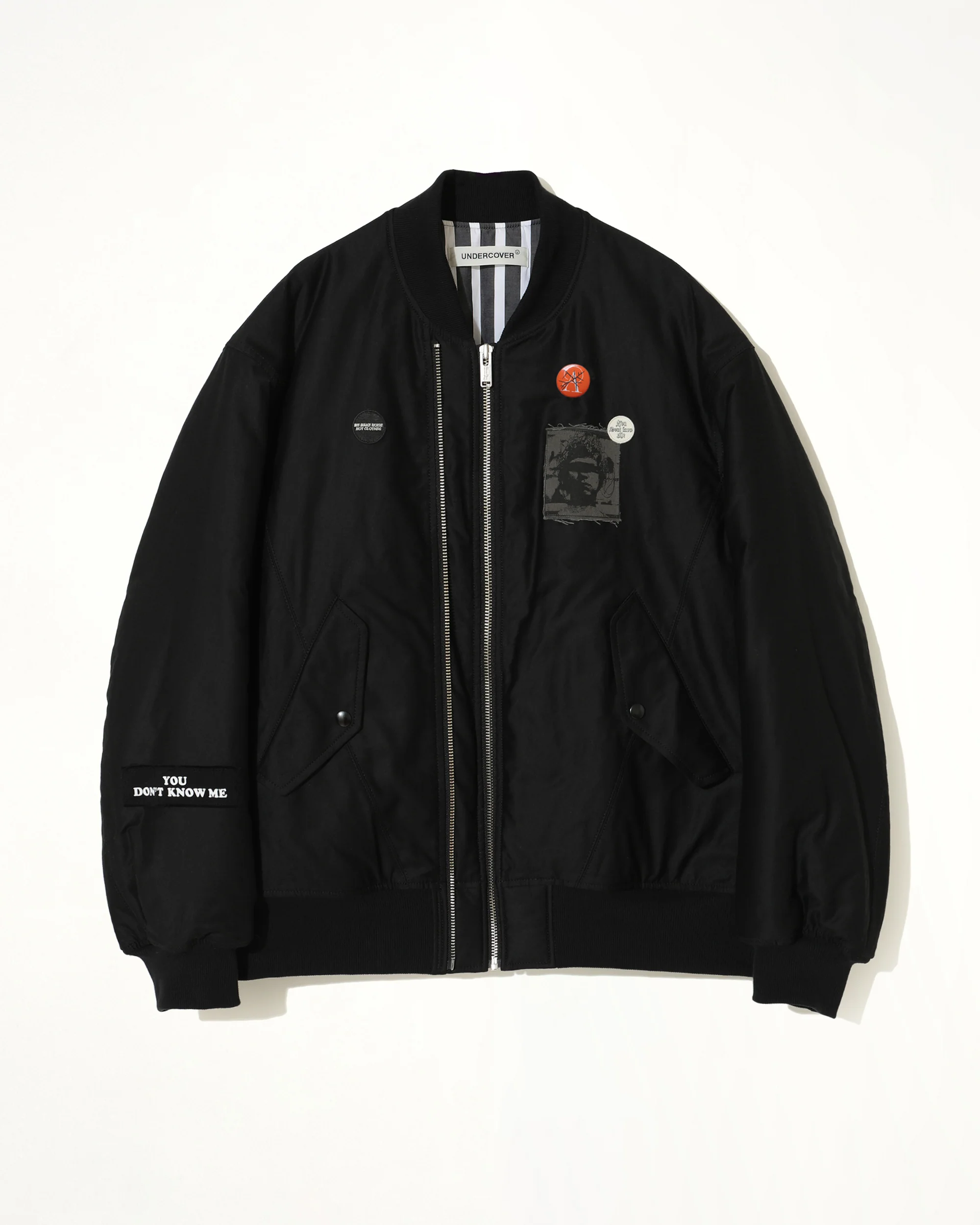 You Don'T Know Me Blouson in Black - Image 2