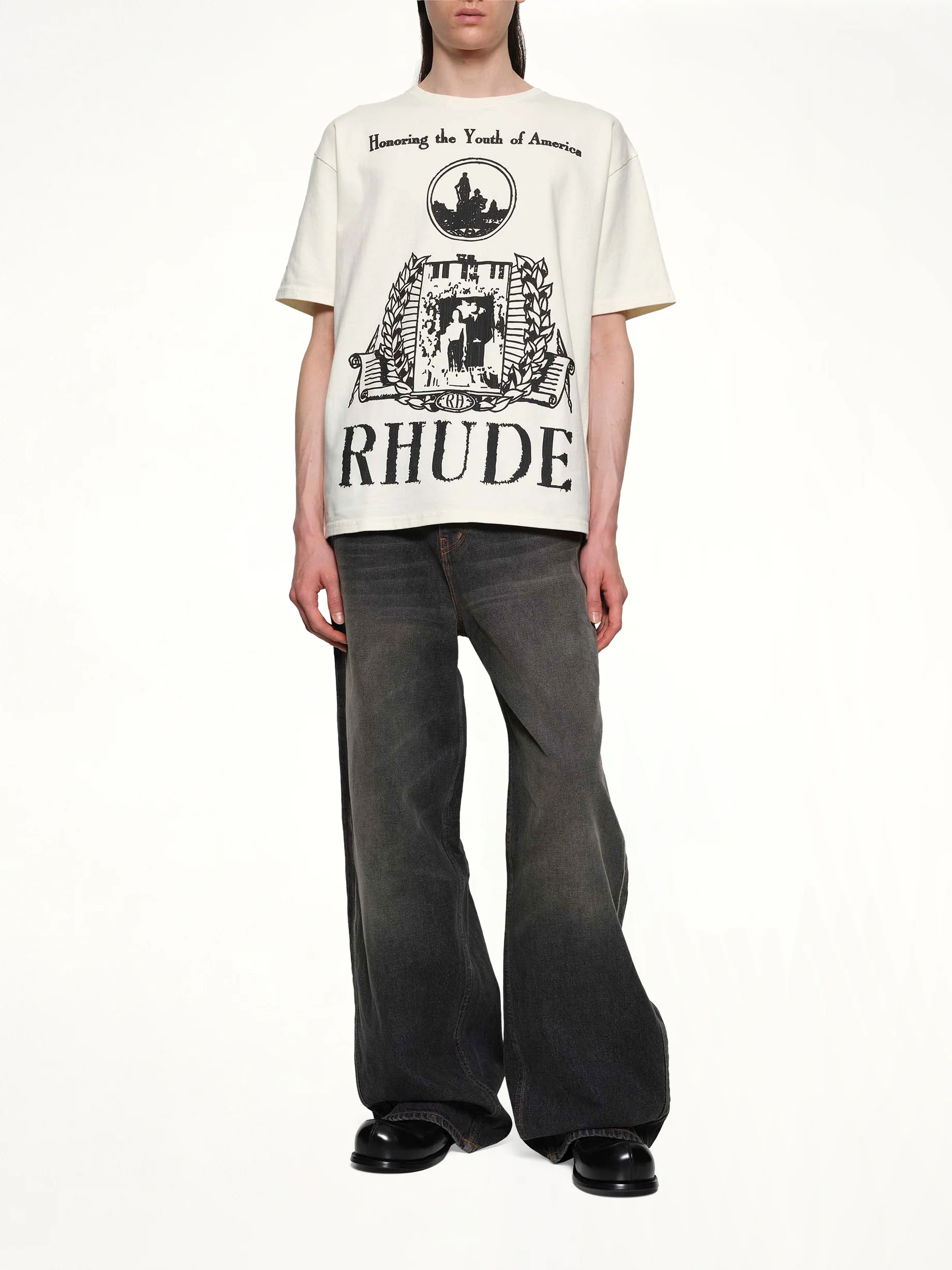Youth of America T-Shirt in Vintage White - Image 4