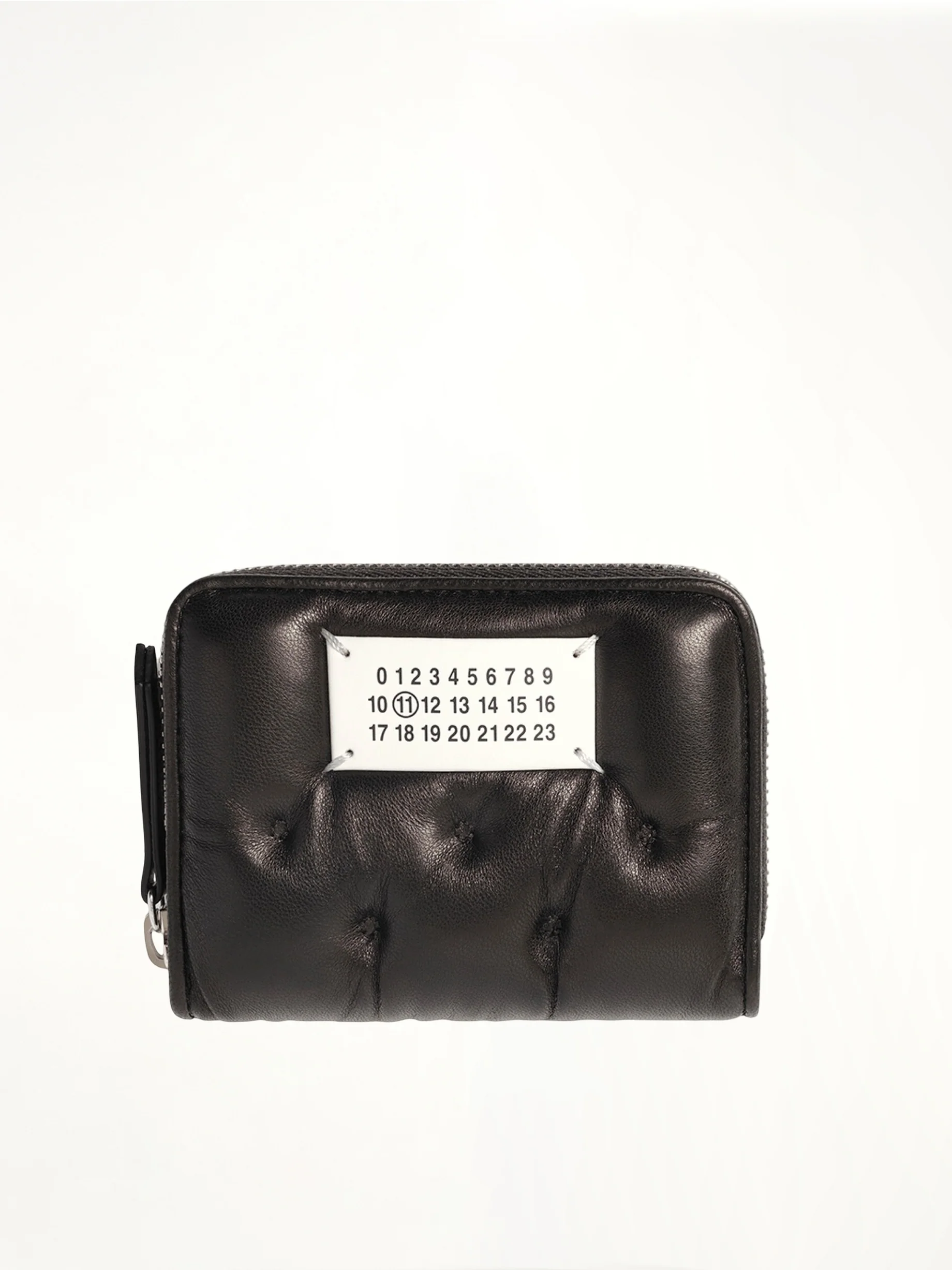 Zip Around Coin Holder in Black