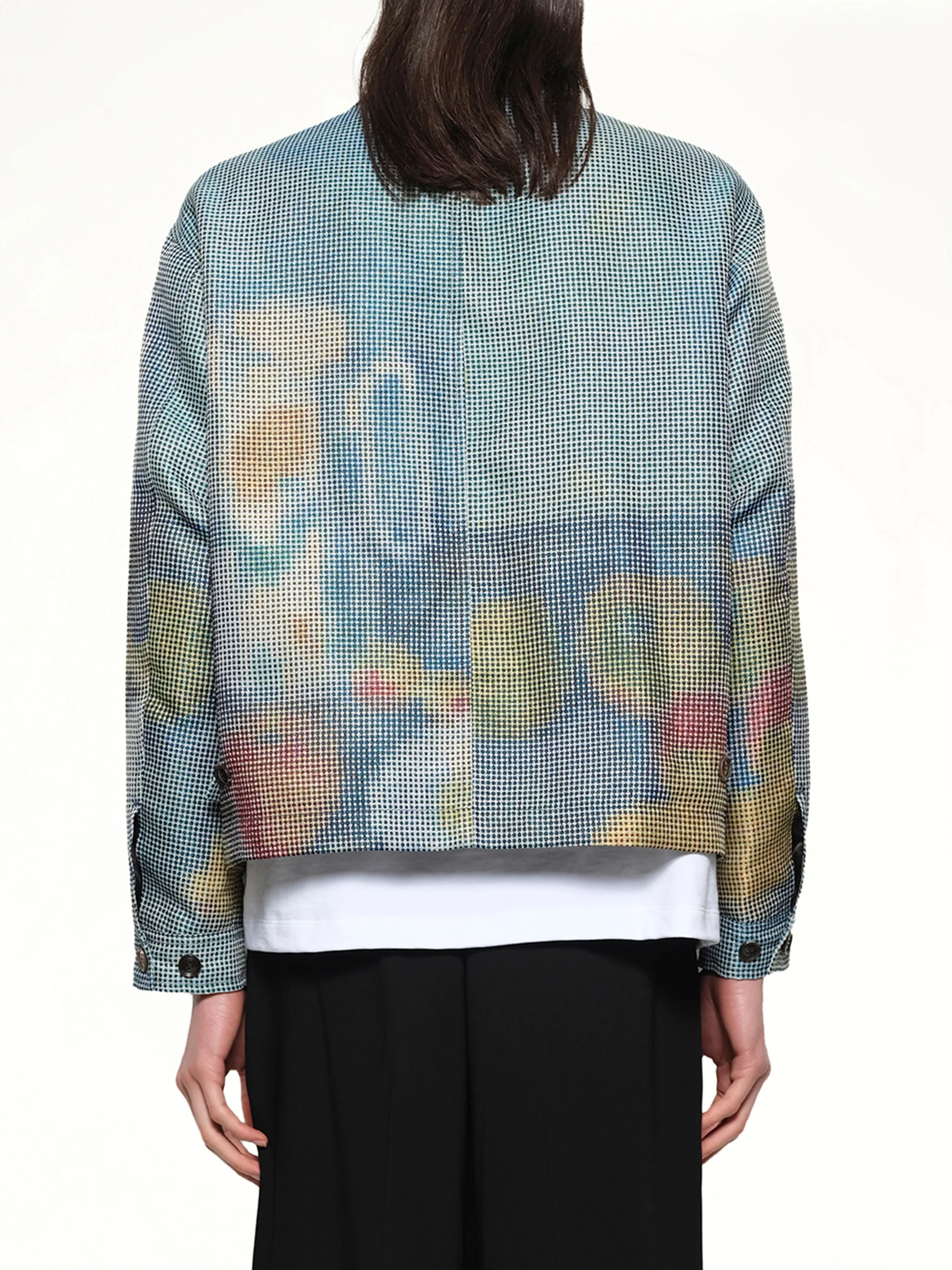 Zip Up Jacket in Cezanne - Image 5